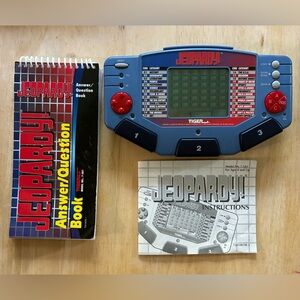 1995 Tiger Electronics Jeopardy! Handheld Game With Manual - Works